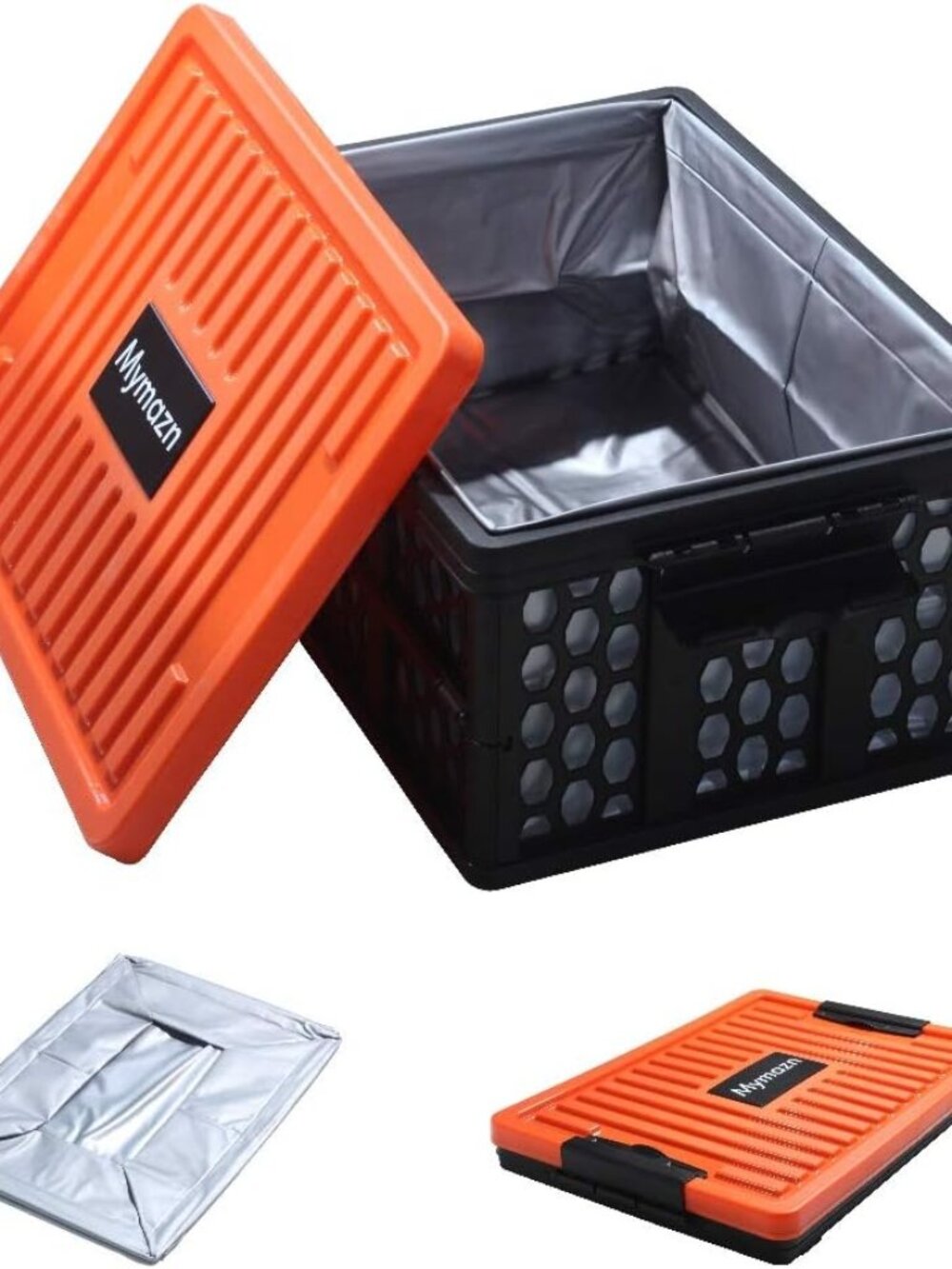 Trunk Organizer Plastic for Car, Orange
